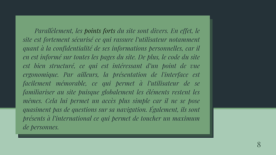 Huitième image du projet avec un lien menant à un pop-up agrandissant cette image